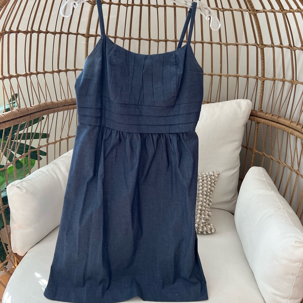 New York & Co dress with a denim look. Lightweight.